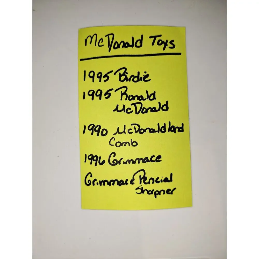 McDonalds Happy Meal Toys